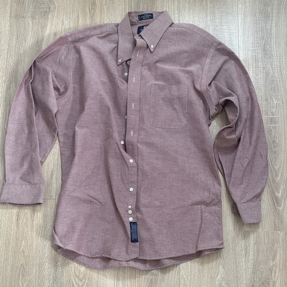 Stafford Men's Button-Down Shirt in Mauve